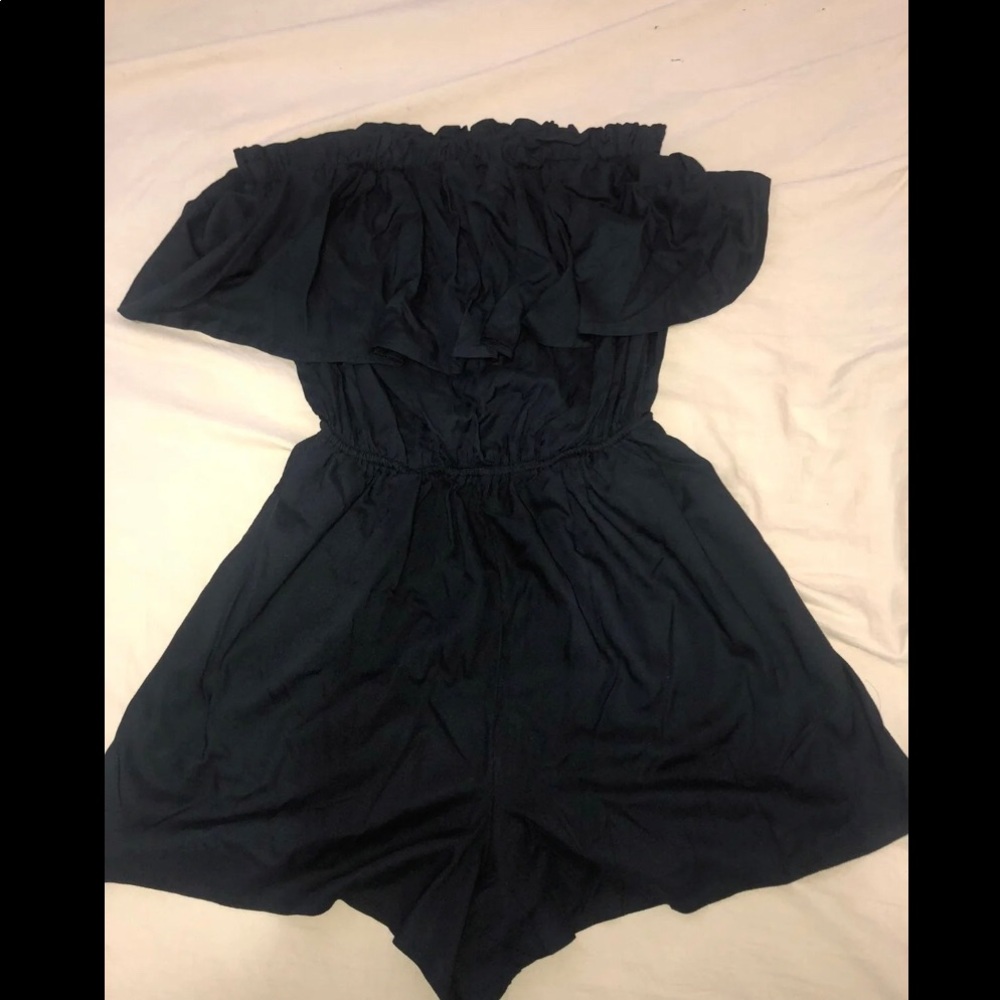 Hollister Black Sleeveless Romper